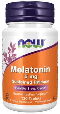 Thumbnail for Melatonin 5 mg Sustained Release 120 Tablets - front 2
