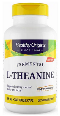 Miniatura de L-Theanine 100 mg (AlphaWave) 180 cápsulas vegetales - frente 2