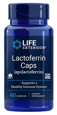 Thumbnail for Lactoferrin 300 mg 60 vege capsules - front 2