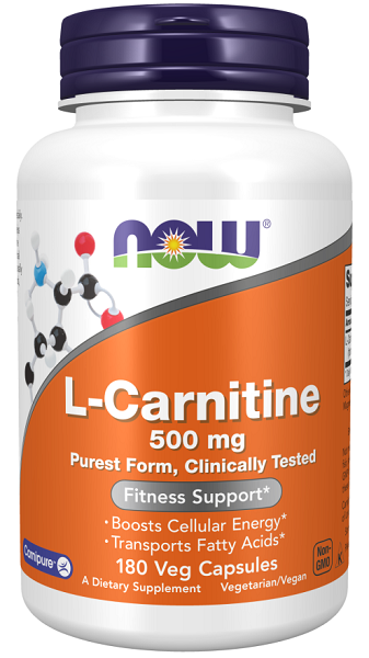 L-Carnitina 500 mg 180 cápsulas vegetales - frente 2