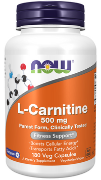 Miniatura de L-Carnitina 500 mg 180 cápsulas vegetales - anverso 2