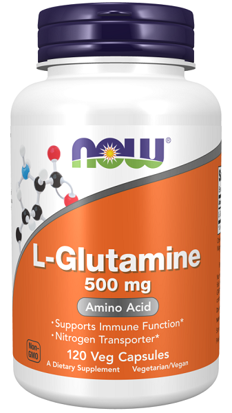L-Glutamina 500 mg 120 cápsulas vegetales - frente 2