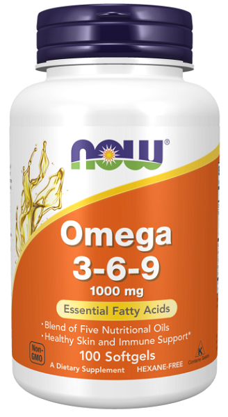 Now Foods Omega 3-6-9 100 cápsulas blandas es un suplemento rico en ácidos grasos esenciales que aportan numerosos beneficios al sistema cardiovascular. Con sus propiedades antiinflamatorias, ayuda a combatir la aterosclerosis.