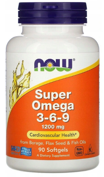 Now Foods Omega 3-6-9 90 cápsulas blandas es un suplemento dietético que ayuda al sistema cardiovascular con sus ácidos grasos omega-6 y omega-9. Estas grasas esenciales tienen propiedades antiinflamatorias, por lo que.