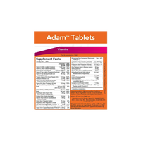 Miniatura de Now Foods ADAM Multivitaminas y Minerales para el Hombre 60 comprimidos vegetales sobre fondo blanco.