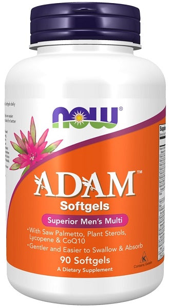 Now Foods ADAM Multivitaminas y Minerales para el Hombre cápsulas blandas, 90 cápsulas blandas.