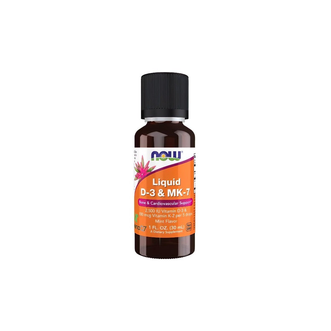 Vitamin D3 62.5 mcg (2500 IU) & K2 MK-7 100 mcg 30 ml Liquid - front