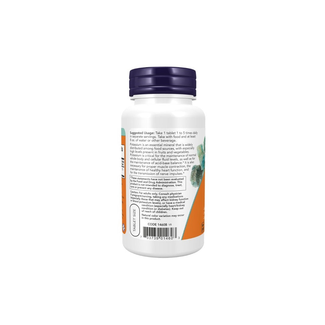 Potassium Gluconate 99 mg 100 Tablets - back