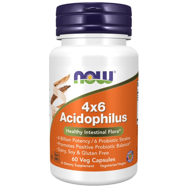 Acidophilus 4x6 60 Cápsulas vegetales - delante