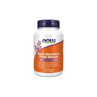 Thumbnail for A bottle of Now Foods Beta-Sitosterol Plant Sterols 90 Softgels dietary supplement supports cardiovascular health and promotes healthy cholesterol levels.