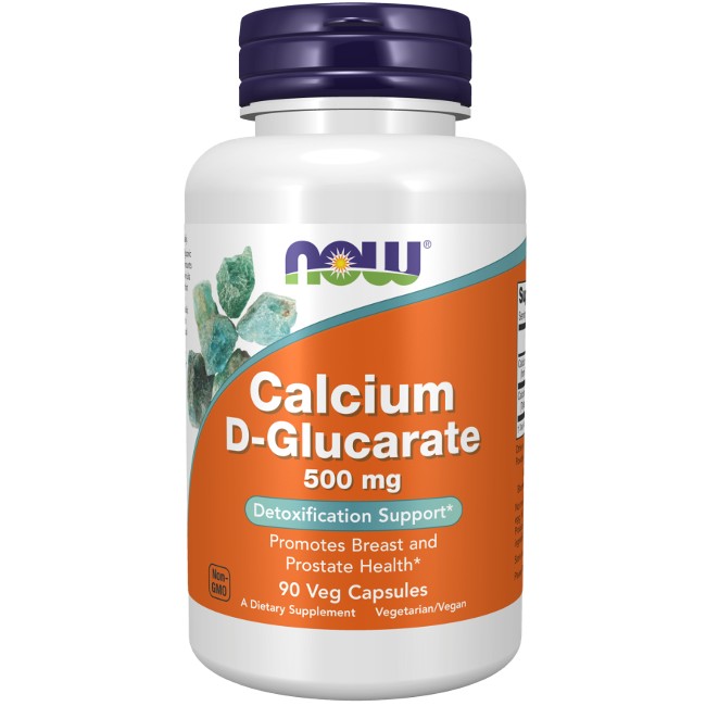 Calcium D-Glucarate 500 mg 90 Veg Capsules - front 