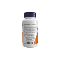 Thumbnail for Back view of a white bottle of Coenzyme CoQ10 200 mg 60 Veg Capsules by Now Foods, featuring a purple cap. The label displays suggested usage instructions, heart health-promoting ingredients, and various certifications.