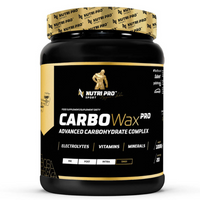 Thumbnail for A black container of Nutri Pro Sport Carbo Wax PRO 1000g in Pineapple Flavour, an advanced carbohydrate supplement for daily use that provides energy with electrolytes, vitamins, and minerals to support training recovery.