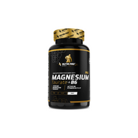 Thumbnail for A bottle of Magnesium PRO Taurate + B6 supplement by Nutri Pro Sport, available in 60 capsules, is formulated with Magnesium Taurate and Vitamin B6 to support muscle and nervous system function and enhance post-training recovery.