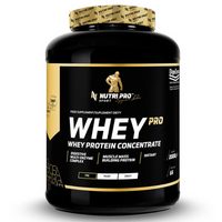 Thumbnail for The Nutri Pro Sport Whey PRO container, available in strawberry flavor, provides 2000g of protein concentrate—a muscle mass building supplement enhanced with digestive enzymes and amino acids.