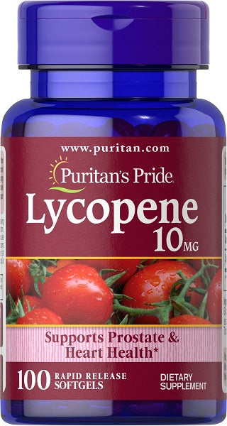 Puritan's Pride Licopeno 10 mg 100 cápsulas.