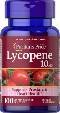 Miniatura de Puritan's Pride Licopeno 10 mg 100 sgels.