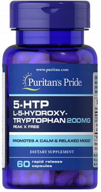 Miniatura de Puritan's Pride 5-htp 200 mg 60 cáps.