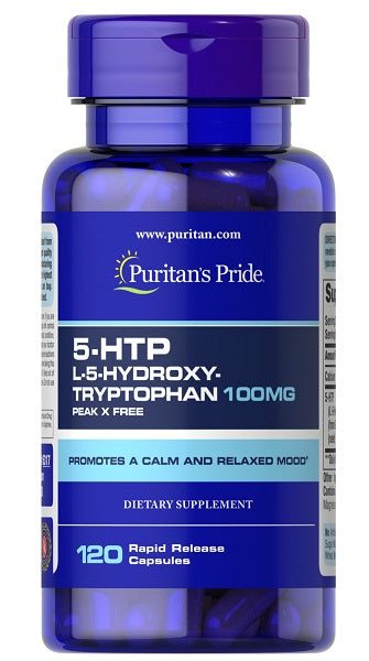 Puritan's Pride 5-HTP 100 mg 120 cáps.