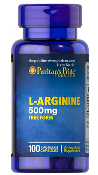 Miniatura de L-arginina 500 mg forma libre 100 cápsulas - anverso 2