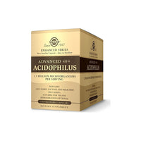 Thumbnail for Una caja de Solgar Advanced 40+ Acidophilus 120 Cápsulas Vegetales.