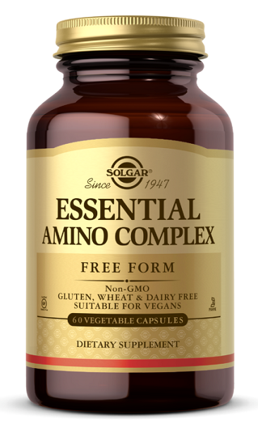 Solgar Essential Amino Complex - forma libre - 60 cápsulas vegetales.