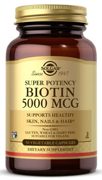 Miniatura de Biotina 5000 mcg 100 cápsulas vegetales - frente 2