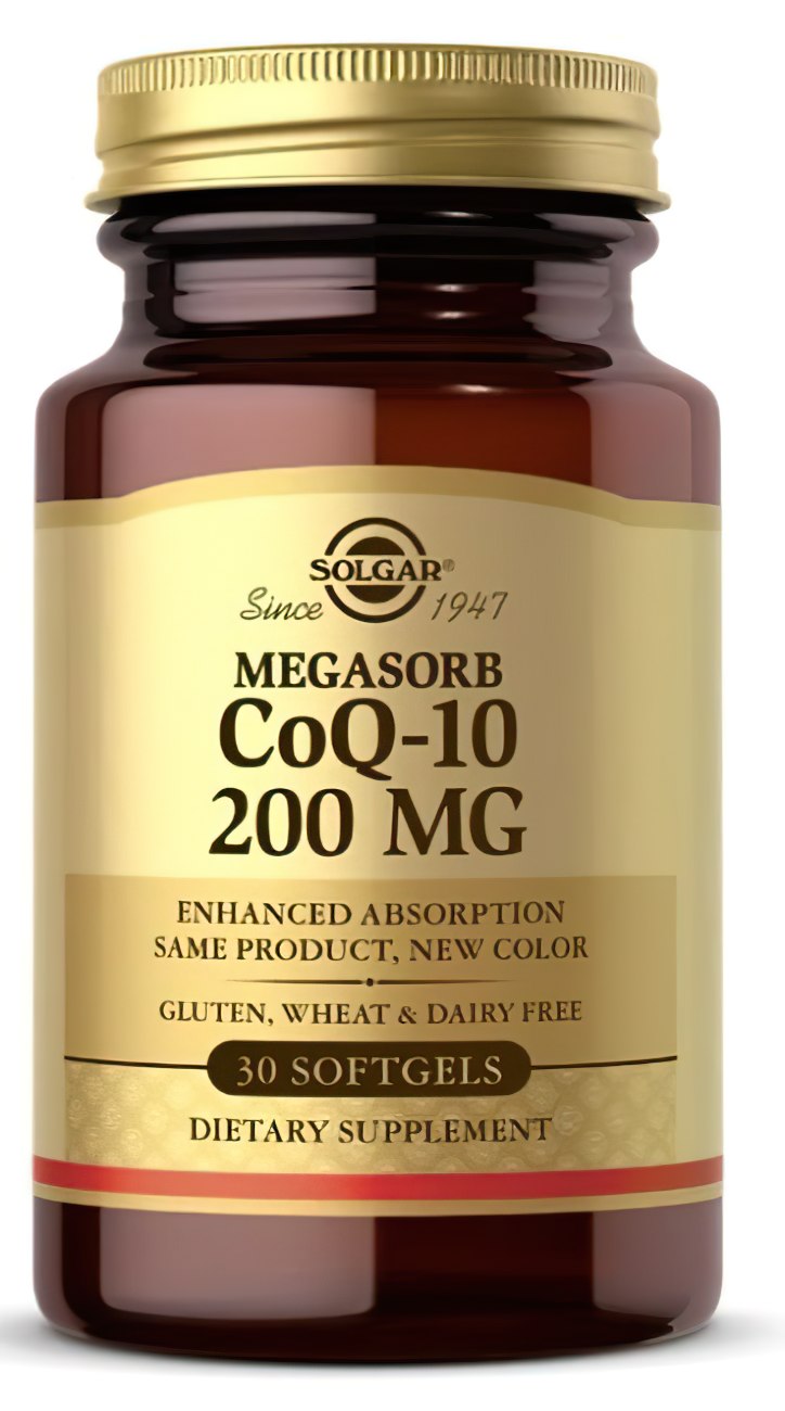 Solgar - Megasorb CoQ-10 200 mg 30 cápsulas blandas.