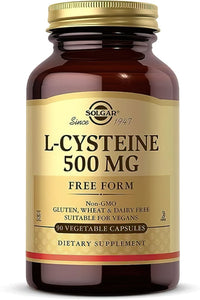 Miniatura de L-cisteína 500 mg 90 cápsulas vegetales - frente 2