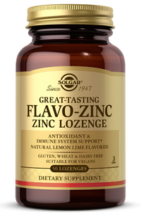 Miniatura de Gran sabor Flavo-Zinc Zinc 23 mg 50 Pastillas de Solgar.