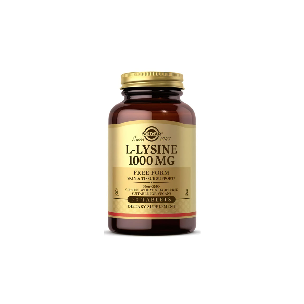 L-Lisina 1000 mg 50 comprimidos - frente