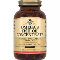 Thumbnail for Omega-3 Fish Oil Concentrate 60 softgels - front 2