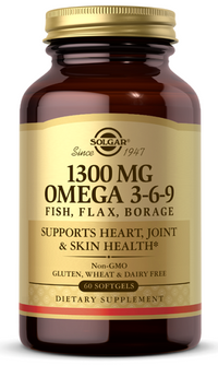 Miniatura para Un frasco de Solgar Omega 3-6-9 60 sgel, rico en ácidos grasos esenciales y destilado molecularmente.