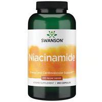 Thumbnail for Swanson's Vitamin B-3 Niacinamide offers 250 capsules, each with 250 mg. This dietary supplement supports energy and cardiovascular health, aids carbohydrate metabolism, and promotes joint health.