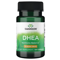 Thumbnail for Swanson's green bottle of DHEA - 10 mg, labeled 