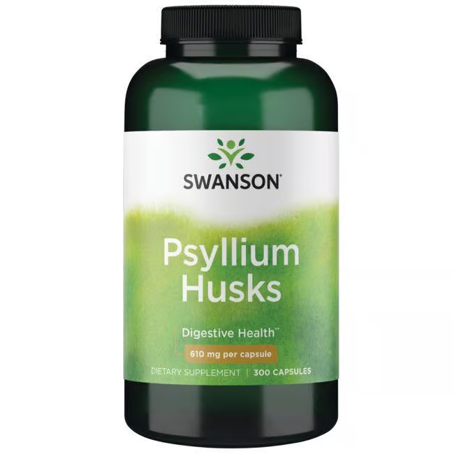 Psyllium Husks 610 mg 300 Capsules