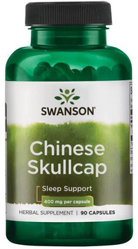Miniatura de Swanson Chinese Skullcap - 400 mg 90 capsules sleep cap.