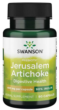 Miniatura de Swanson La alcachofa de Jerusalén prebiótica favorece la salud digestiva como suplemento a base de plantas.