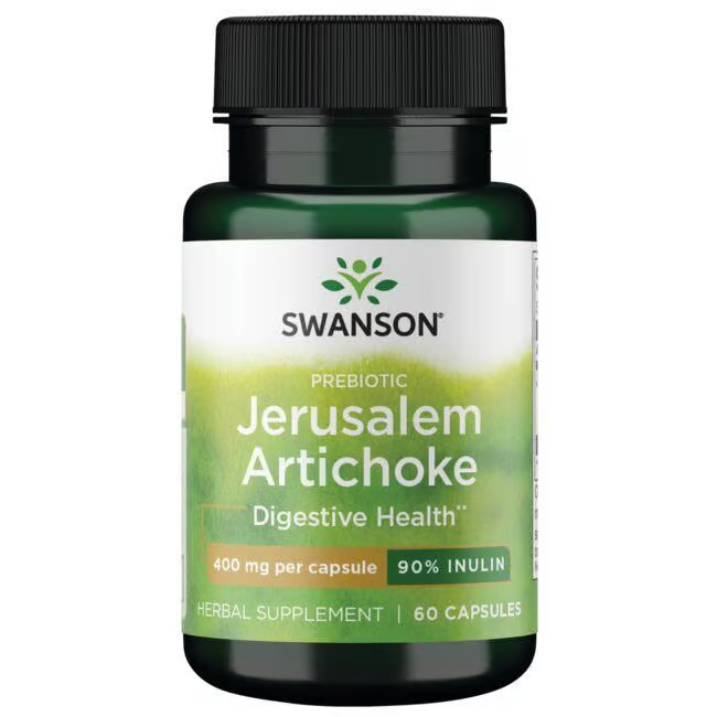 Prebiotic Jerusalem Artichoke - 90% Inulin 60 Capsules