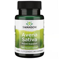 Thumbnail for Avena Sativa 400 mg 60 Capsules