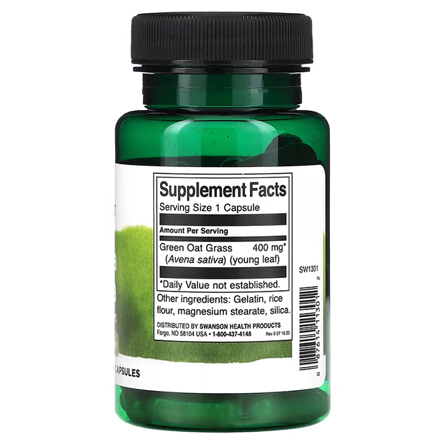 Avena Sativa 400 mg 60 Capsules