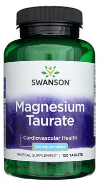 Miniatura de Un frasco de Swanson Taurato de magnesio 100 mg 120 comp.