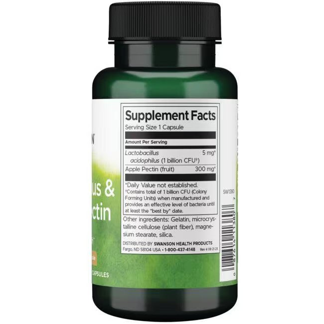 Acidophilus & Apple Pectin 90 Capsules