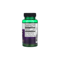 Thumbnail for The product is Catuaba Bark 465 mg 60 Capsules by Swanson, packaged in a green bottle with a white label displaying supplement facts. It indicates that the serving size is one capsule containing 465 mg of Catuaba Bark, known as a renowned Brazilian aphrodisiac. Additional ingredients include rice flour, gelatin, and magnesium stearate.