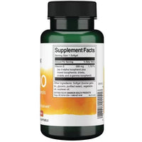 Thumbnail for A green bottle of Swanson's Vitamin E-400 Mixed Tocopherols 100 Softgels displays its label with supplement facts and ingredients, featuring antioxidant tocopherols.