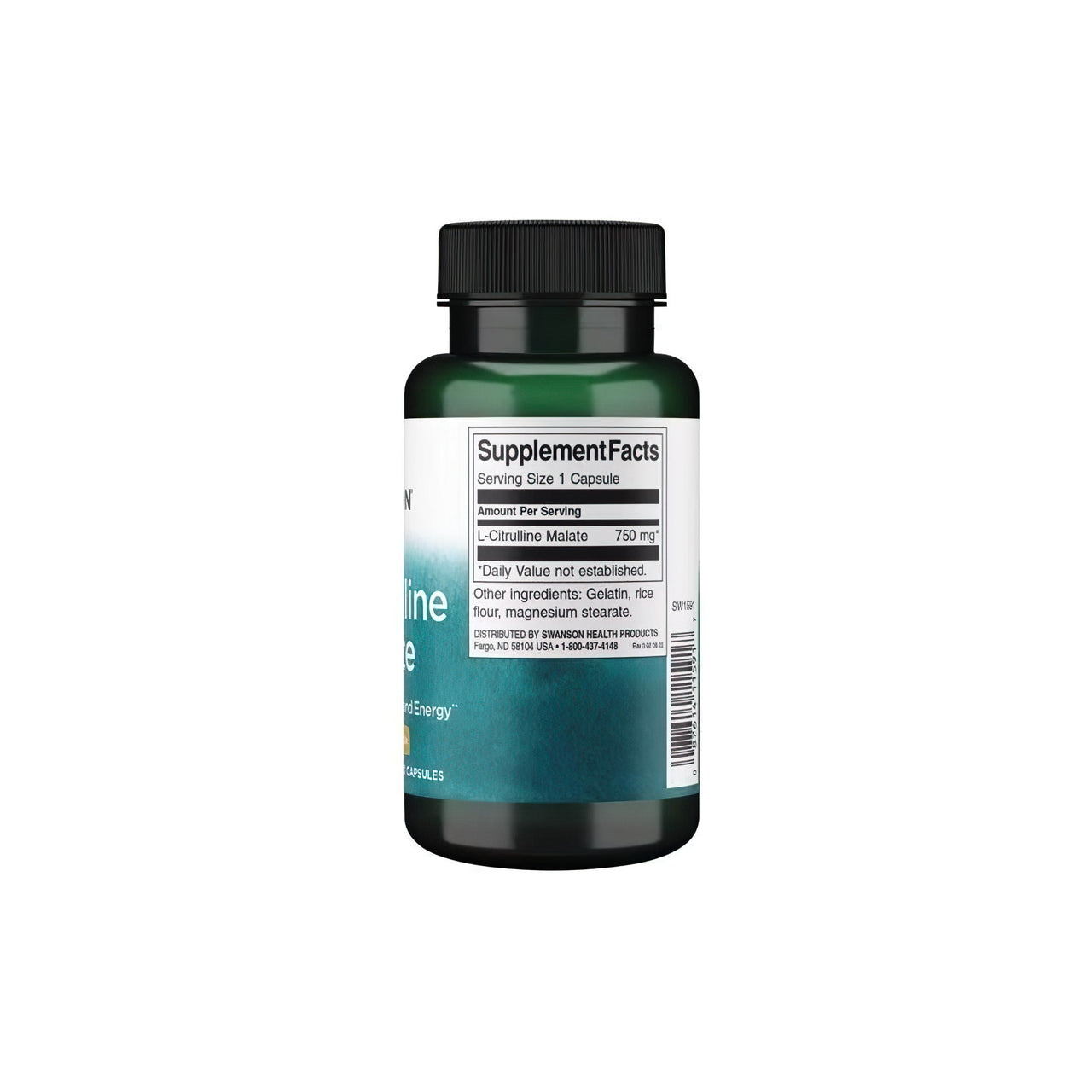 L-Citrulina Malato 750 mg 60 cápsulas - información sobre el suplemento