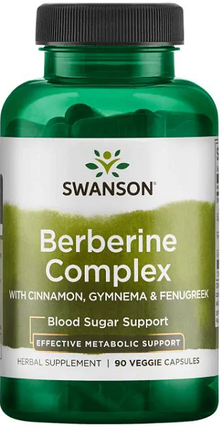 Swanson Berberine Complex - 90 cápsulas vegetales.