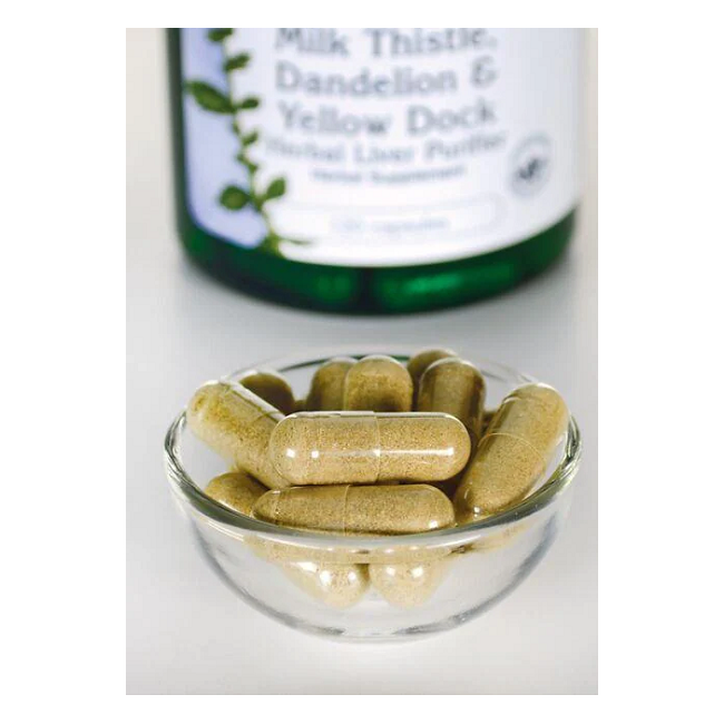 Milk Thistle, Dandelion & Yellow Dock 120 Capsules