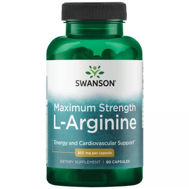 L-Arginine 850 mg 90 Capsules - Maximum Strength