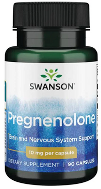 Miniatura de Un potente suplemento prohormonal para la salud cerebral - Swanson Pregnenolona - 10 mg 90 cápsulas.